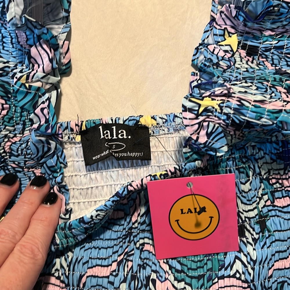 Dressed in LALA Rulebreaker Smocked
Dress in Wonder Girl - NWT! - Picture 6 of 10